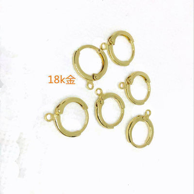 10 PCS Copper 14K/18K Gold Plated Hypoallergenic Earring Findings for DIY Jewelry