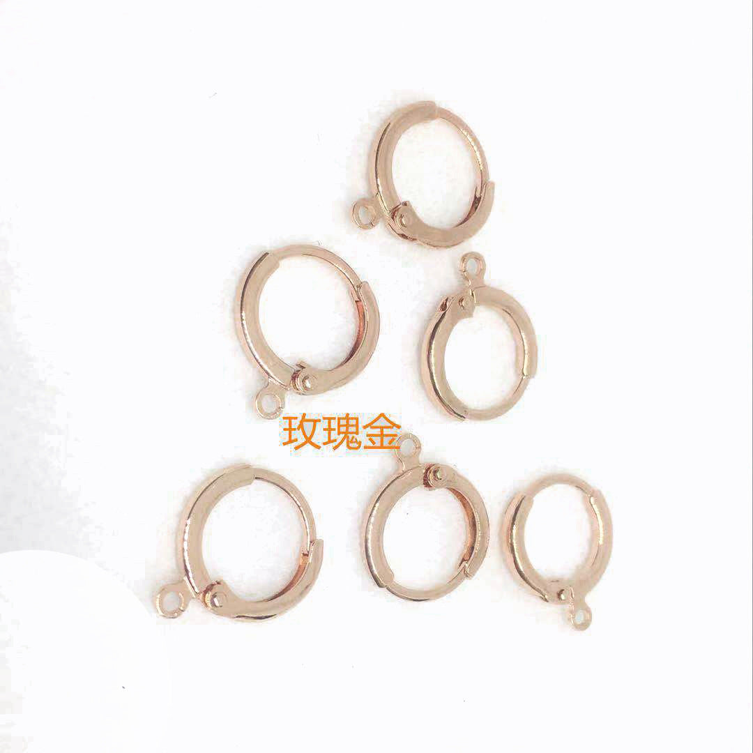 10 PCS Copper 14K/18K Gold Plated Hypoallergenic Earring Findings for DIY Jewelry