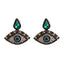 New Diamond Eye Tassel Earrings Devil's Eye Earrings