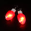 Fashion Christmas Tree Santa Claus Light-Up Drop Earrings for Women