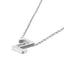 Simple Fashion 26 Inlaid Zircon Uppercase Letter Stainless Steel Necklace