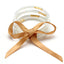 Geometric Silicone Kid's Wristband & Multilayer Gold Powder Ribbon Bracelet Set