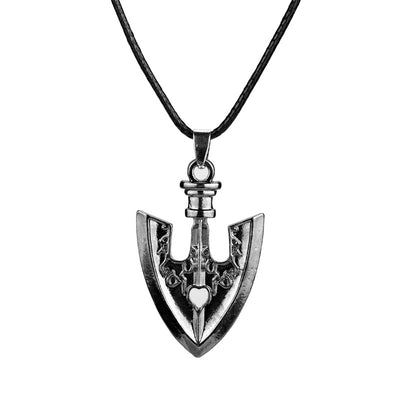 Jojo's Bizarre Adventure Alloy Shovel Pendant Necklace and Keychain