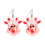 Fashion Christmas Tree Santa Claus Light-Up Drop Earrings for Women