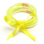 Geometric Silicone Kid's Wristband & Multilayer Gold Powder Ribbon Bracelet Set