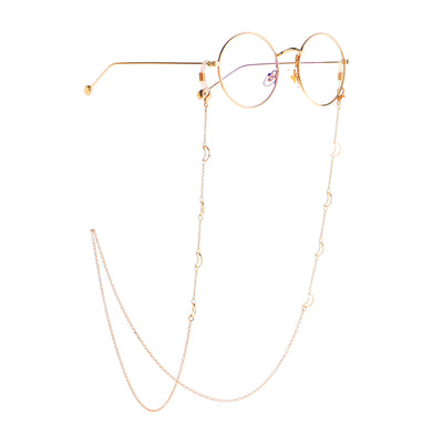 Fashion Minimalist Copper Moon Glasses Chain