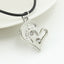 Korean Fashion Titanium Steel Love Heart and Wolf Fang Couple Necklace