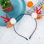 Cute Antlers Alloy Hair Clip and Headband for Christmas