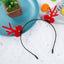 Cute Antlers Alloy Hair Clip and Headband for Christmas