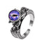 Fashion Retro Creative Multi-Color Devil Eye Adjustable Ring