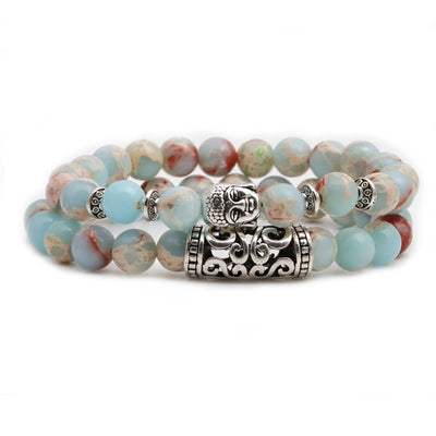 Fashion Owl Buddha Lion Beaded Bracelet Set