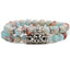 Fashion Owl Buddha Lion Beaded Bracelet Set