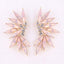 1 Pair Glam Wings Alloy Plating Resin Rhinestones Women'S Drop Earrings