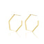 Explosion Style Simple Wild Large Ring Ear Ring Circle Polygon Geometric Retro Earrings Female