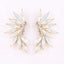 1 Pair Glam Wings Alloy Plating Resin Rhinestones Women'S Drop Earrings