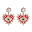 New Angel&#39;s Eye Earrings Women Korean Tide French Devil Stud Earrings
