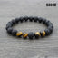 Retro Volcanic Lava Stone Beaded Unisex Yoga Bracelet