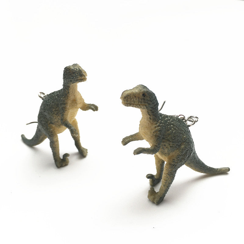 Cartoon Style Dinosaur Resin Three-dimensional Children Unisex Drop Earrings 1 Pair