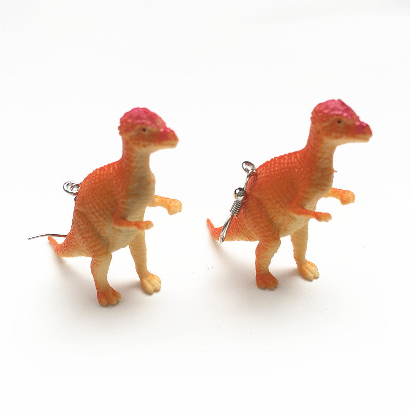 Cartoon Style Dinosaur Resin Three-dimensional Children Unisex Drop Earrings 1 Pair