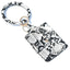 Fashion Snakeskin PU Leather Tassel Keychain Bracelet Wallet