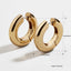 Stainless Steel Vintage Hoop Earrings for Women