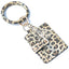 Fashion Snakeskin PU Leather Tassel Keychain Bracelet Wallet