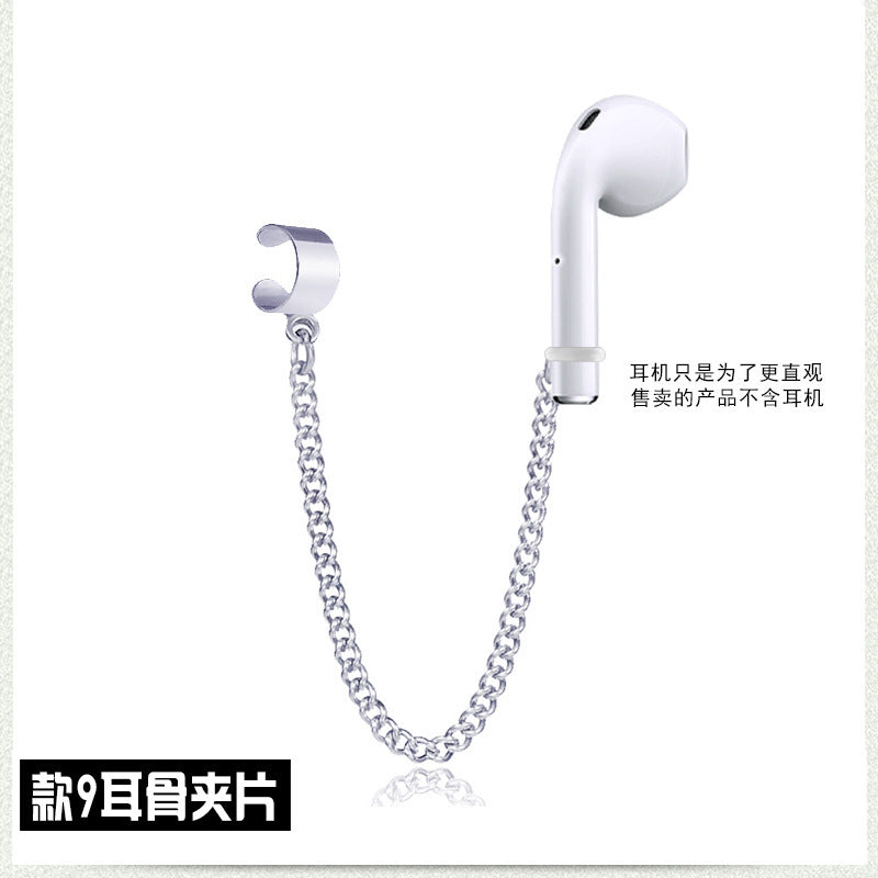 Headphones Anti-lost Earrings Titanium Steel Ear Holes Ear Clip Single