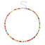 Ethnic Geometric Seed Bead Bohemian Choker Necklace for Women