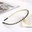 Women's Crystal Pearl Metal Hair Band