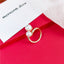 Women's Geometric Water Droplet Rhinestone Pearl Scarf Pendant Accessory