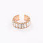 Fashion Vintage Colored Diamond C-shaped Ear Cuff Earrings