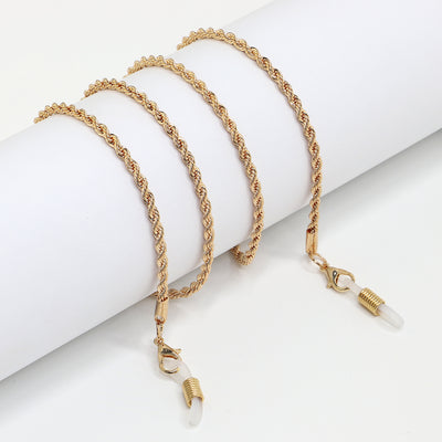 Gold Stainless Steel Sunglasses Chain Glasses Strap