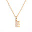 New Fashion 26 Letter Alphabet Pendant Necklace with Diamond Clavicle Chain