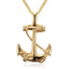 Hip-Hop Pirate Anchor Stainless Steel Men's Necklace