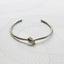 Fashion Solid Color Titanium Steel Plating Knot Bangle