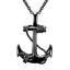 Hip-Hop Pirate Anchor Stainless Steel Men's Necklace