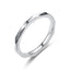 Stainless Steel Minimalist Korean Style Ring for Women - Simple Couple Band