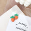 1 Pair Cute Fruit Resin Plating Women's Ear Studs with 3D Strawberry Pineapple Design