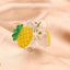 Cute Acrylic Fruit Stripe Hair Claw for Kids