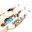 Fashion Glasses Chain Ribbon Wild Pattern Handmade Reading Glasses Anti-lost Strap