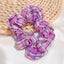 Floral Retro Lattice Hair Ring Rubber Band Head Rope