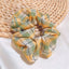 Floral Retro Lattice Hair Ring Rubber Band Head Rope