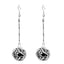 Metal Pearl Earrings Fashion Women's Geometric Long Earrings