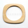 Commute Solid Color Square Wood Bangle - Vintage Style Women's Accessory