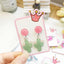 Cute Cactus Rabbit Ice Cream Acrylic Clip-On Earrings for Girls