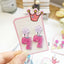 Cute Cactus Rabbit Ice Cream Acrylic Clip-On Earrings for Girls