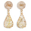 Womens Round Plastic  Resin Imitation Natural Stone Round  Earrings GO190430120011