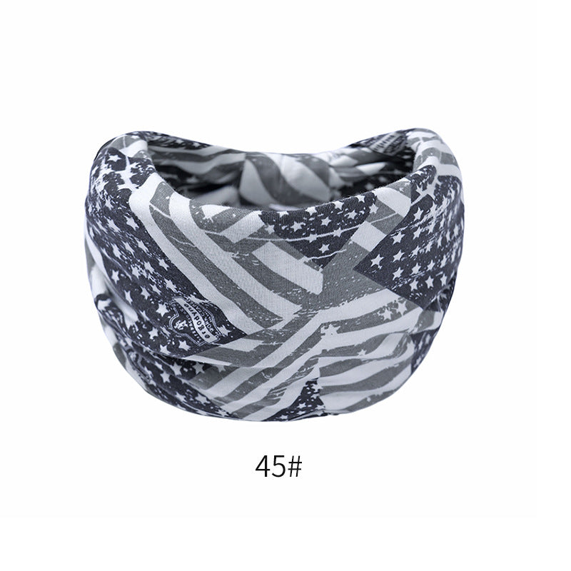 Fashion Elastic Printed Headband for Women - Wide Vintage Yoga Sports Hair Accessory