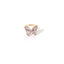 Acrylic Butterfly Adjustable Transparent Ring - Trendy Fashion for Girls