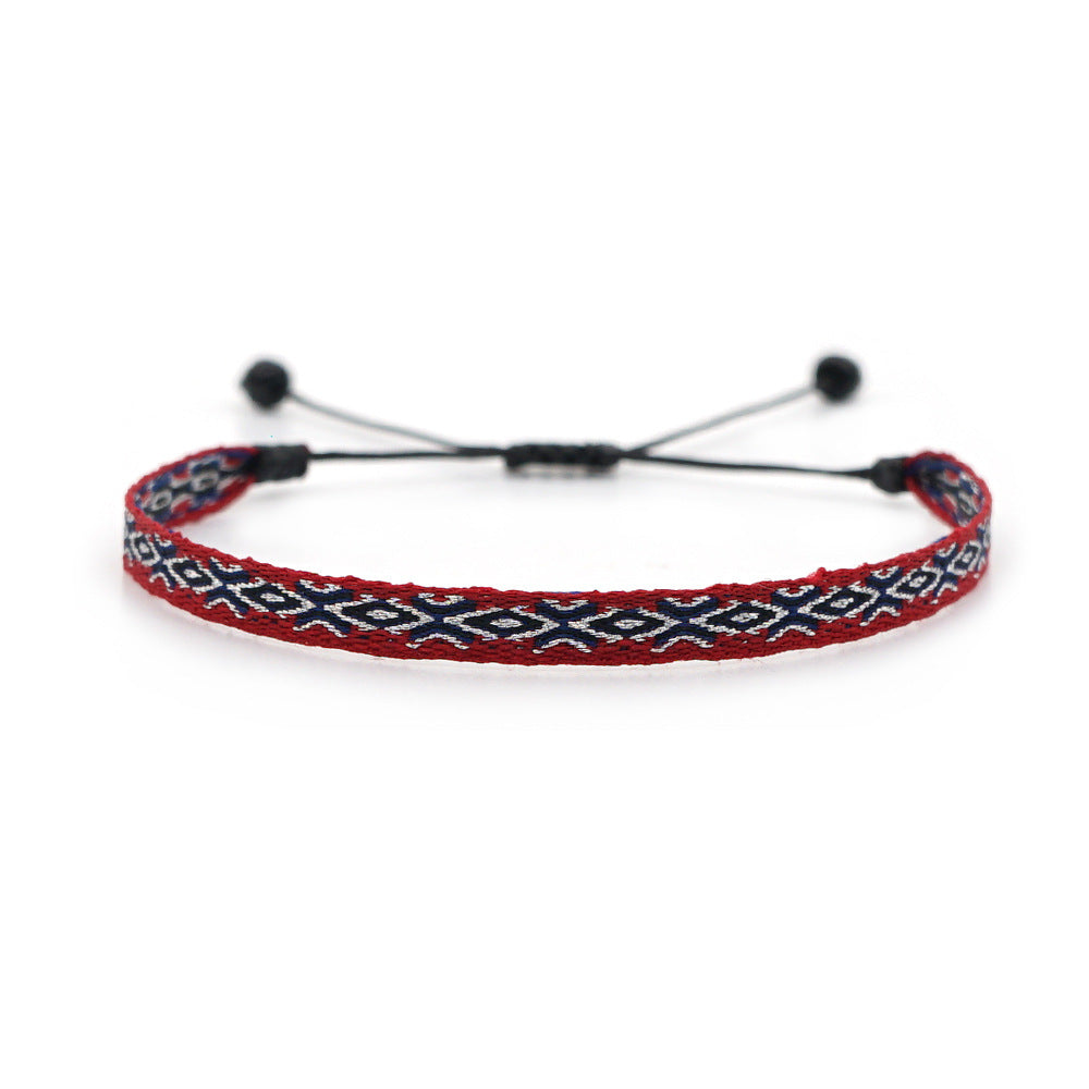 Retro Bohemian Ethnic Unisex Fabric Bracelet